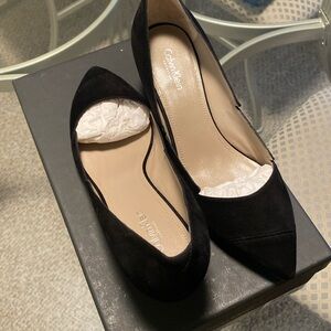 Calvin Klein suede shoes